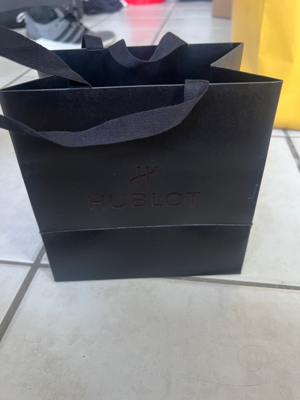 Hublot Black Paper Shopping Bag